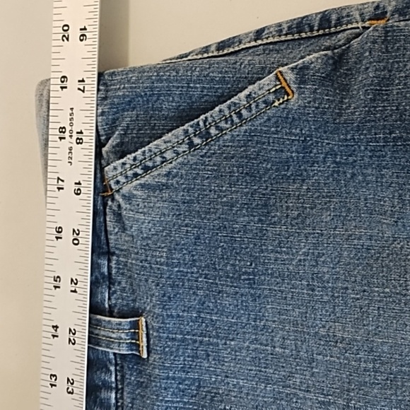 Tommy Hilfiger Knee Length Denim Stretch Skirt Back Vent 16 - Picture 5 of 14